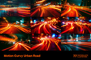 Motion Curvy Urban Roads. 77 images, an Abstract Photo by Handmadefont (Thumbnail 9 of 15)