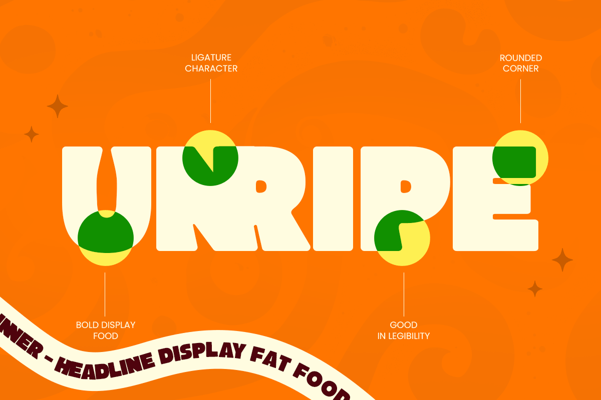 DINNER - Headline Bold Fat Font, a Sans Serif Font by Sensatype (Photo 3 of 13)