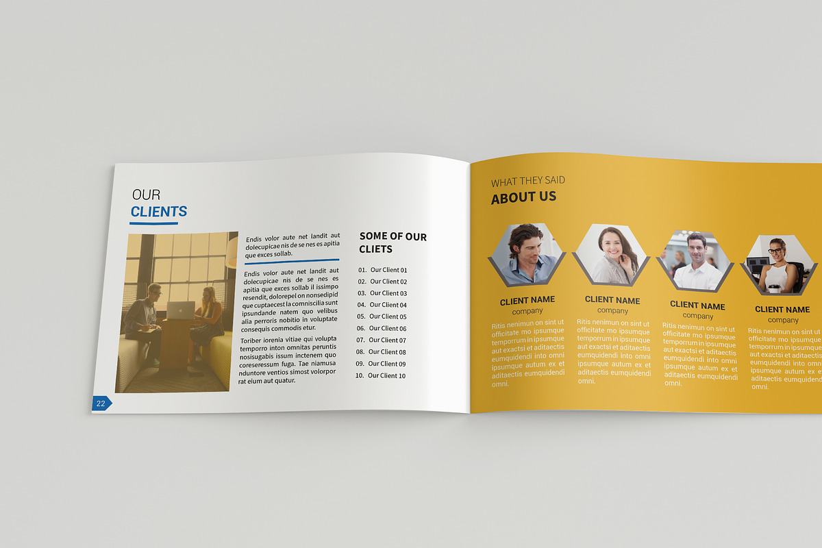 A5 Company Profile, a Brochure Template by BoriesBechker (Photo 12 of 13)