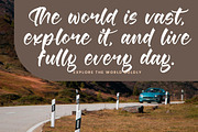 Berlin Travels Bold Calligraphy Font, a Script Font by stylishtype.co (Thumbnail 2 of 20)