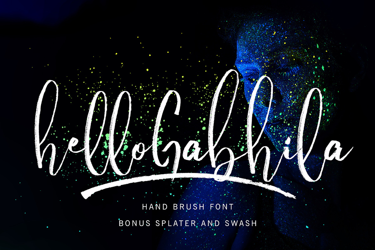 Hello Gabhila [25% OFF - Limited], a Script Font by MissinkLab Studio (Photo 1 of 7)