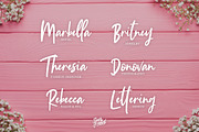 Vandella Handstylish Font, a Script Font by Alif Devan R. (Thumbnail 6 of 7)