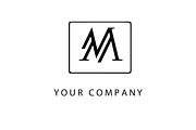 4 Modern Monogram Letter M Logos, a Branding & Logo Template by HE Studio (Thumbnail 5 of 9)
