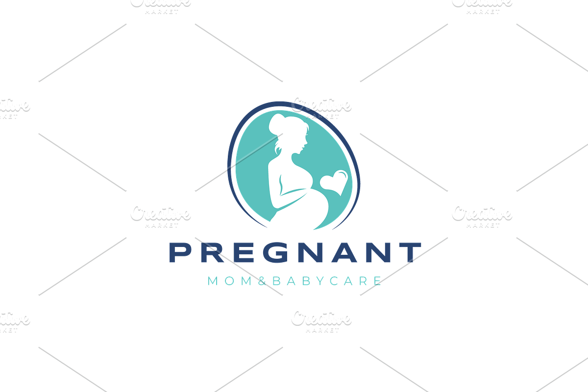 Pregnant icon template illustration, a Branding & Logo Template by Dyn Studio (Photo 2 of 2)