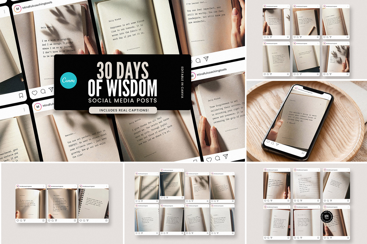 Wisdom & Mindset Quote Bundle, a Social Media Template by AndrewPixel (Photo 10 of 11)