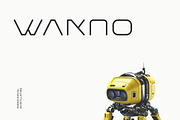 Wakno Font, a Sans Serif Font by baqoos (Thumbnail 1 of 12)