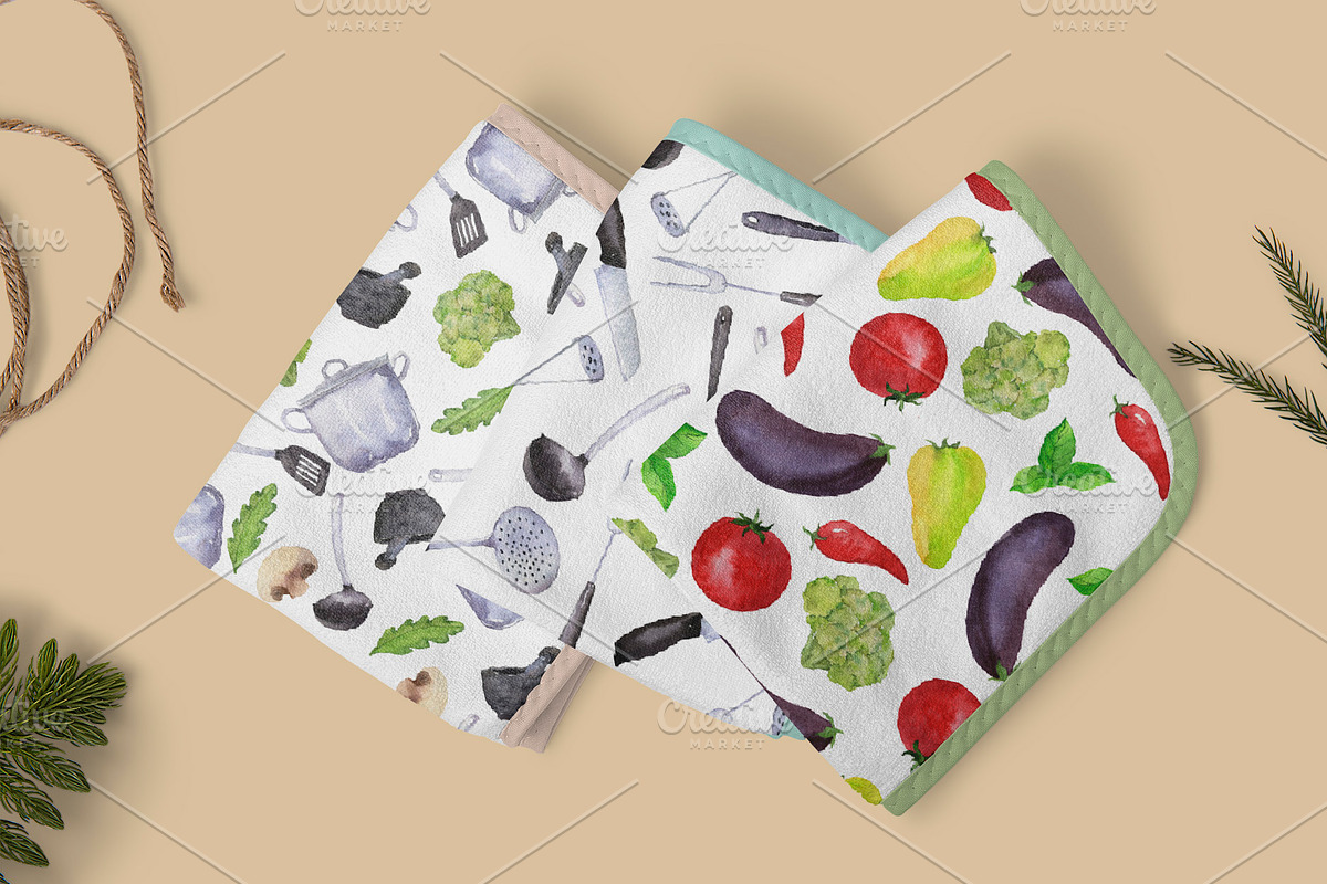 Kitchen collection, a Food Illustration by Watercolor & sketches (Photo 5 of 7)