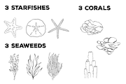 Sea Hand drawn Clipart - PNG, a Decorative Illustration by Ink by Stefi (Thumbnail 3 of 4)