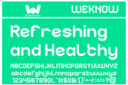 Bubbly Water font, a Font by weknow (Thumbnail 3 of 8)