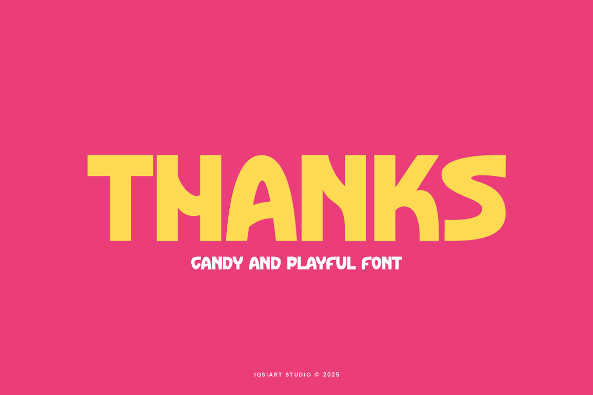 Chooky - Candy & Cute Font, a Sans Serif Font by Iqsiart Studio (Photo 10 of 10)