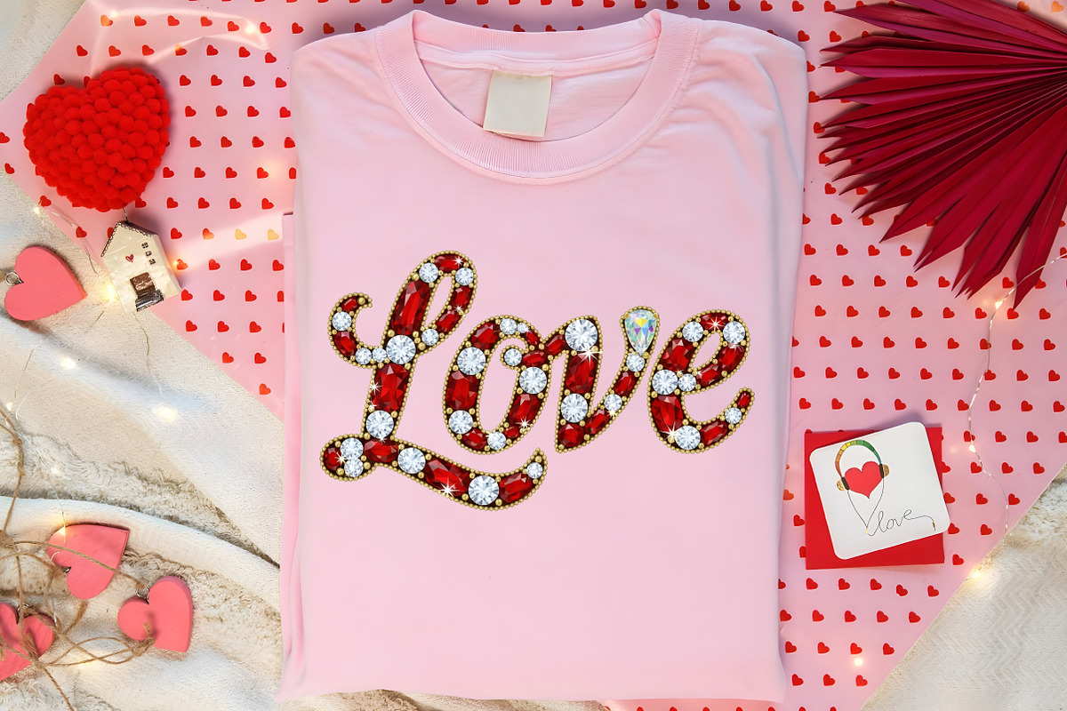 Glitter Diamond Valentine Love Png, an Illustration by Canvas Craft (Photo 4 of 6)