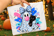 Halloween Ghost PNG,Leopard Ghost, a Seasonal Illustration by Libby Wishes (Thumbnail 3 of 3)