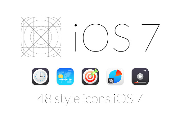 48 Style Icons Ios 7 preview 2