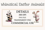 Whimsical Easter Animals clipart, an Illustration by Designworld (Thumbnail 2 of 10)