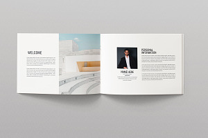 Horizontal Portfolio Template