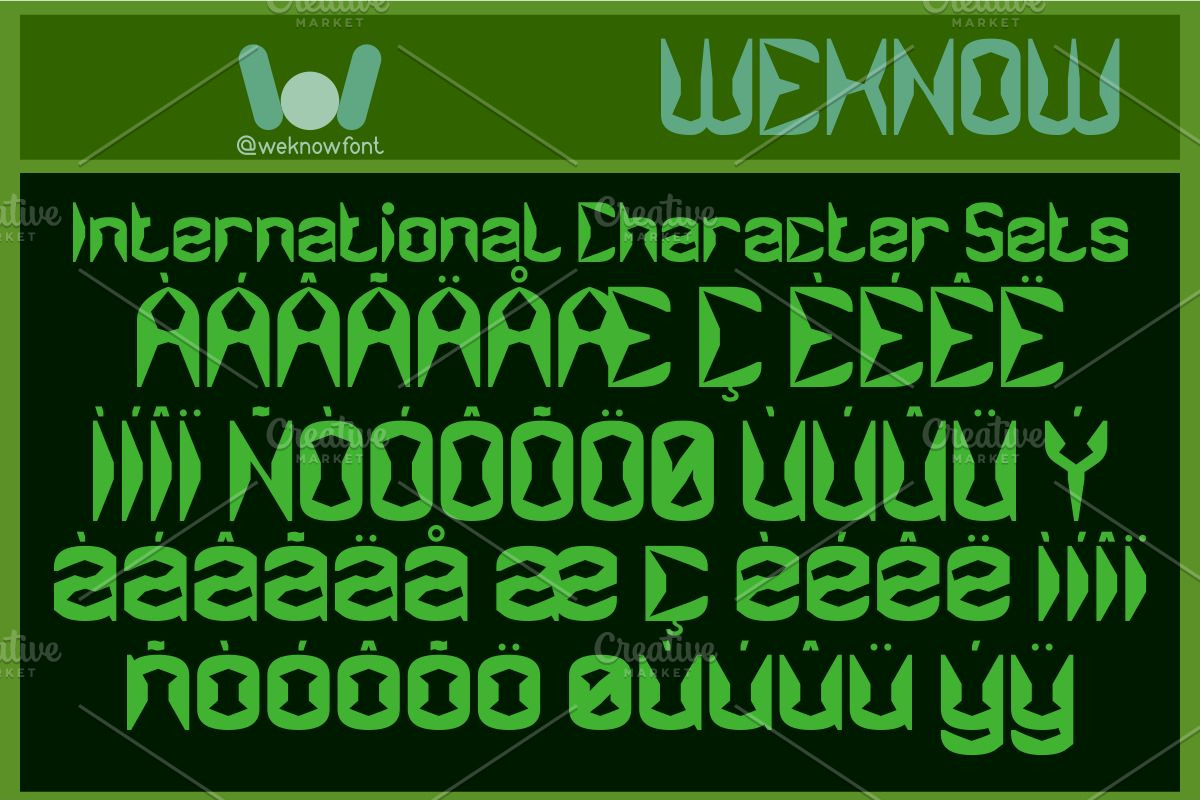Rough and Raw font, a Font by weknow (Photo 8 of 8)