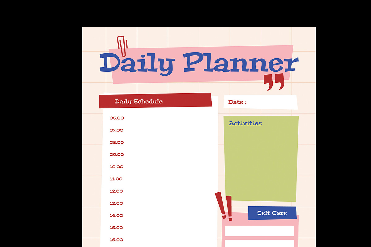 Daily & Weekly Planner, a Stationery Template by Neermana (Photo 3 of 4)