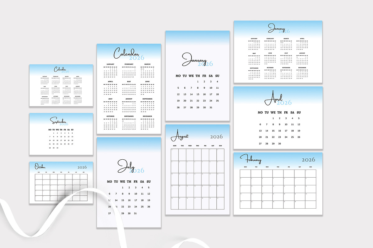 Calendar Template/Calendar 2026, a Stationery Template by Design Zone (Photo 2 of 7)