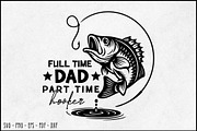 Full Time Dad Part Time Hooker SVG, an Object Graphic by BeeCraftR (Thumbnail 4 of 5)