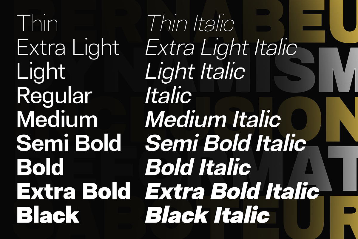Bernabeu, a Sans Serif Font by Umitype (Photo 6 of 11)