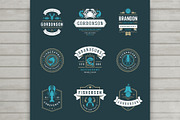 18 Seafood Logos & Badges, a Branding & Logo Template by Vasya Kobelev (Thumbnail 6 of 9)