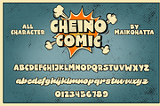 Cheino - Comic Retro Font, a Handwritten Font by MaikoHatta (Thumbnail 8 of 9)