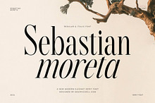 Sebastian Moreta Family Serif Font