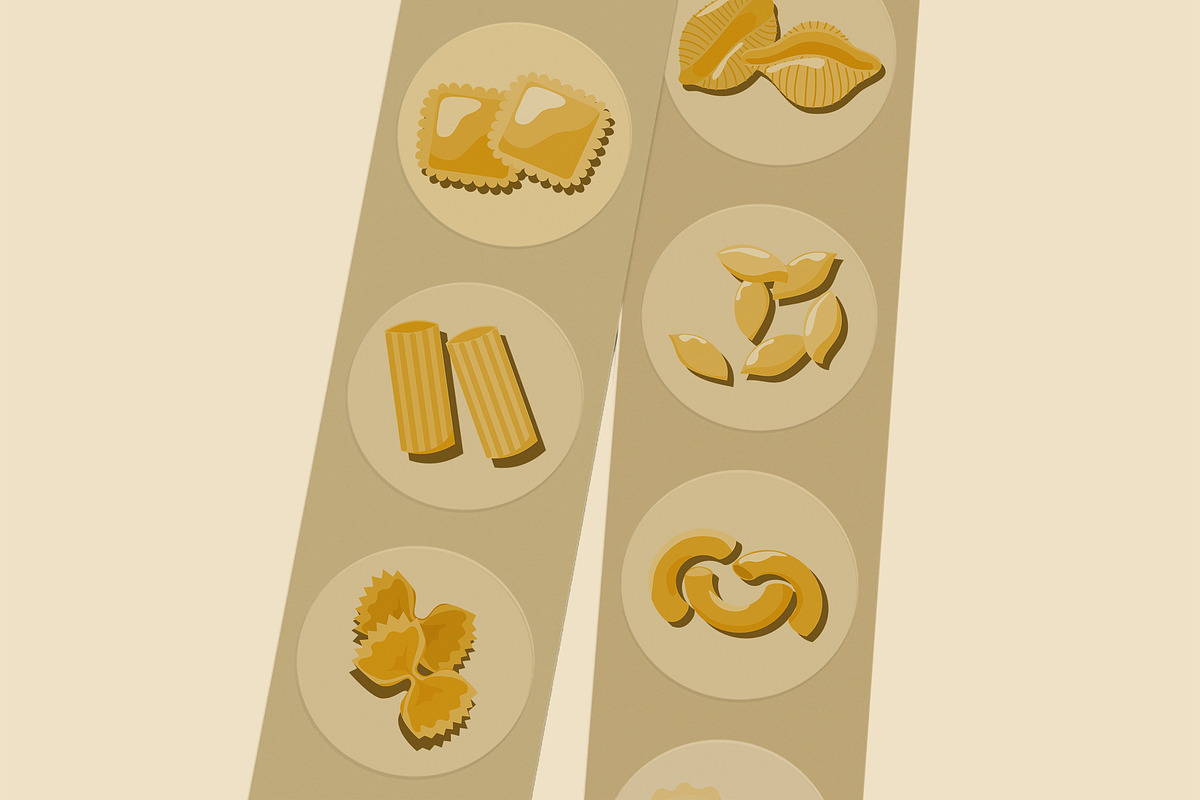 Pasta Time Clipart Set Italian Food, an Object Graphic by Vaniuta_Art (Photo 3 of 3)