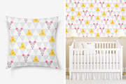 Mouse and cheese seamless pattern, a Pattern Graphic by Evgeniya Dzhumm (Thumbnail 2 of 3)