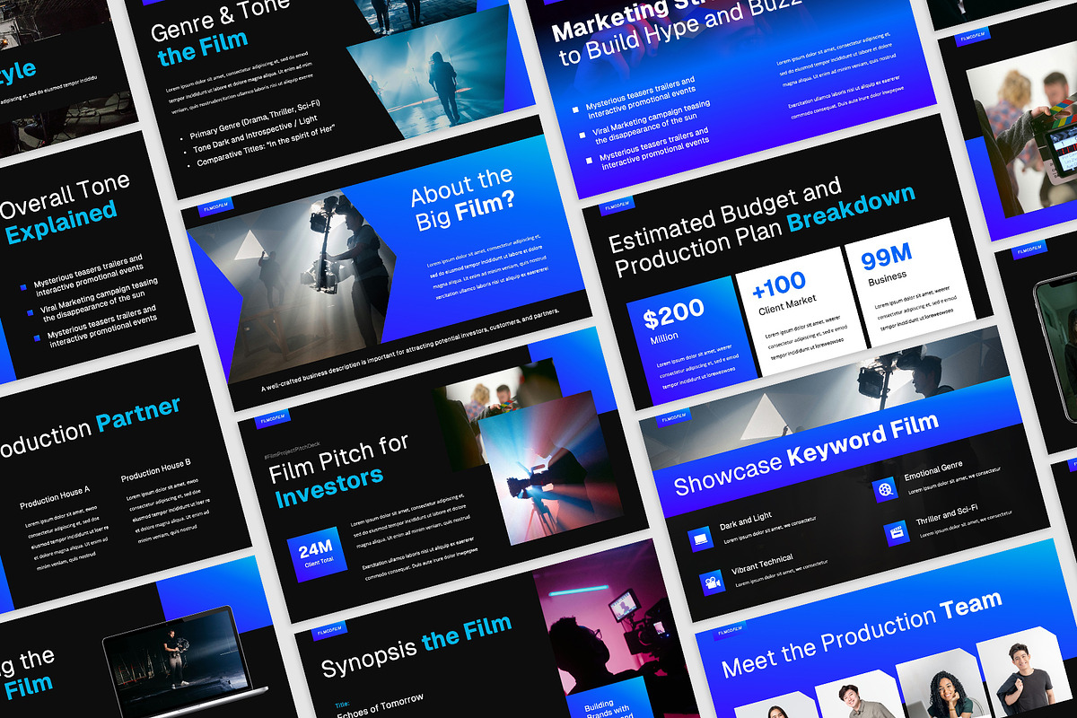 Film Project Google Slides, a Presentation Template by rgbryand (Photo 6 of 7)