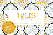 Mustard & Navy Patterns, a Pattern Graphic by TheLegacyBrandingCo (Thumbnail 4 of 10)