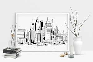 Megapolis. City Landscape