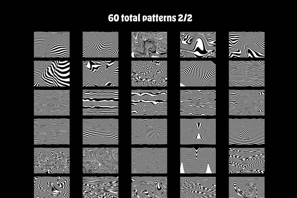 Warped Wave Trippy Patterns (60), a Texture Graphic by themelaunch (Photo 4 of 4)