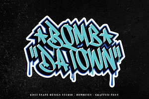 Bombites - Graffiti Font