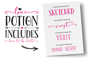 The Lovepotion Font Collection, a Handwritten Font by Callie Rian & Co. (Thumbnail 2 of 17)