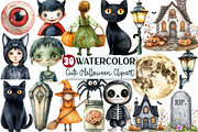 Cute Halloween Clipart, an Illustration by Rose Art (Thumbnail 1 of 3)
