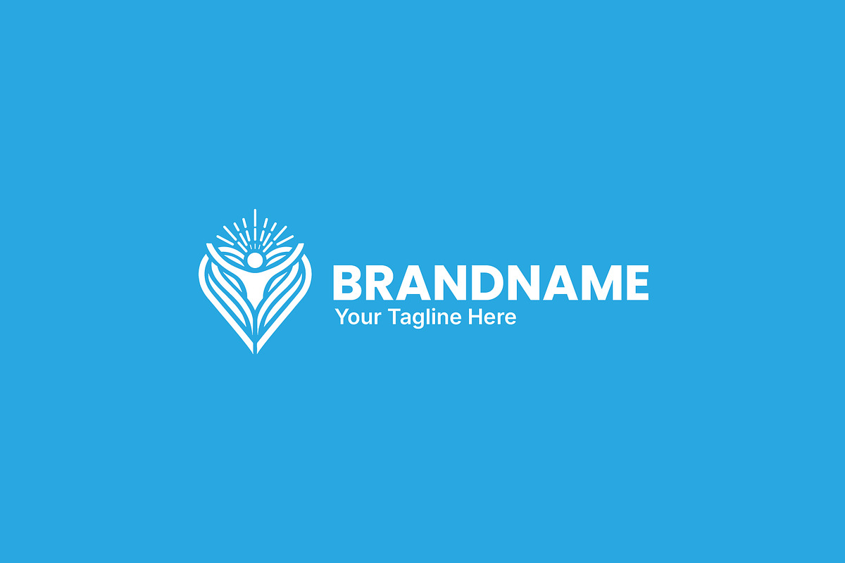 Wellness & Growth Logo Template preview 2