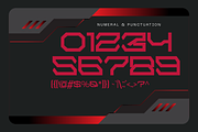Alpha Cyberpunk - Modern Sci-fi Font, a Sans Serif Font by Nirmana Visual (Thumbnail 7 of 9)