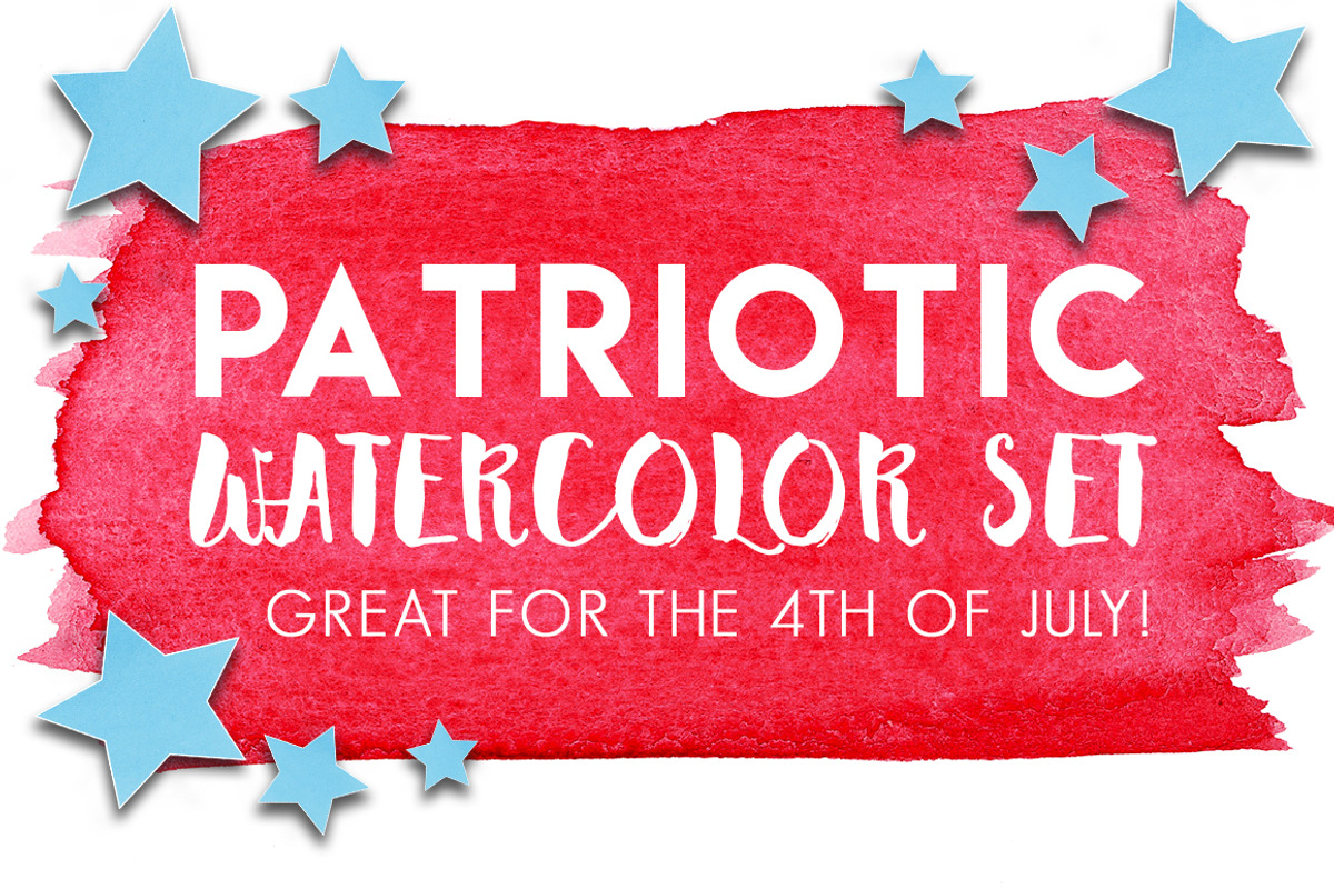 4th of July Watercolor Set, an Illustration by Brianna Perdue (Photo 1 of 3)