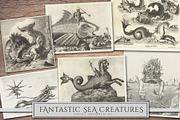 Vintage Mythical Creatures Clipart, a Person Illustration by Secret Helper (Thumbnail 2 of 10)