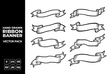 Ribbon Banners Vector Pack #24