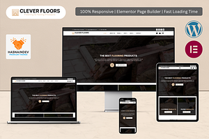 Flooring & Paving Products Elementor, a WordPress Template by HasnainDEV