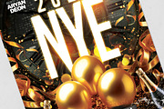 New Year Eve Flyer Template, a Flyer Template by Tarommir (Thumbnail 4 of 4)
