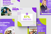Business Conference Feed Instagram, a Social Media Template by SquidPixey (Thumbnail 4 of 6)