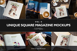 108 Magazine Mockups Bundle