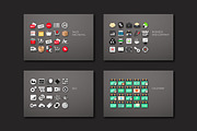 300 FLAT ICONS, an Icon by sidmaydesign (Thumbnail 4 of 5)