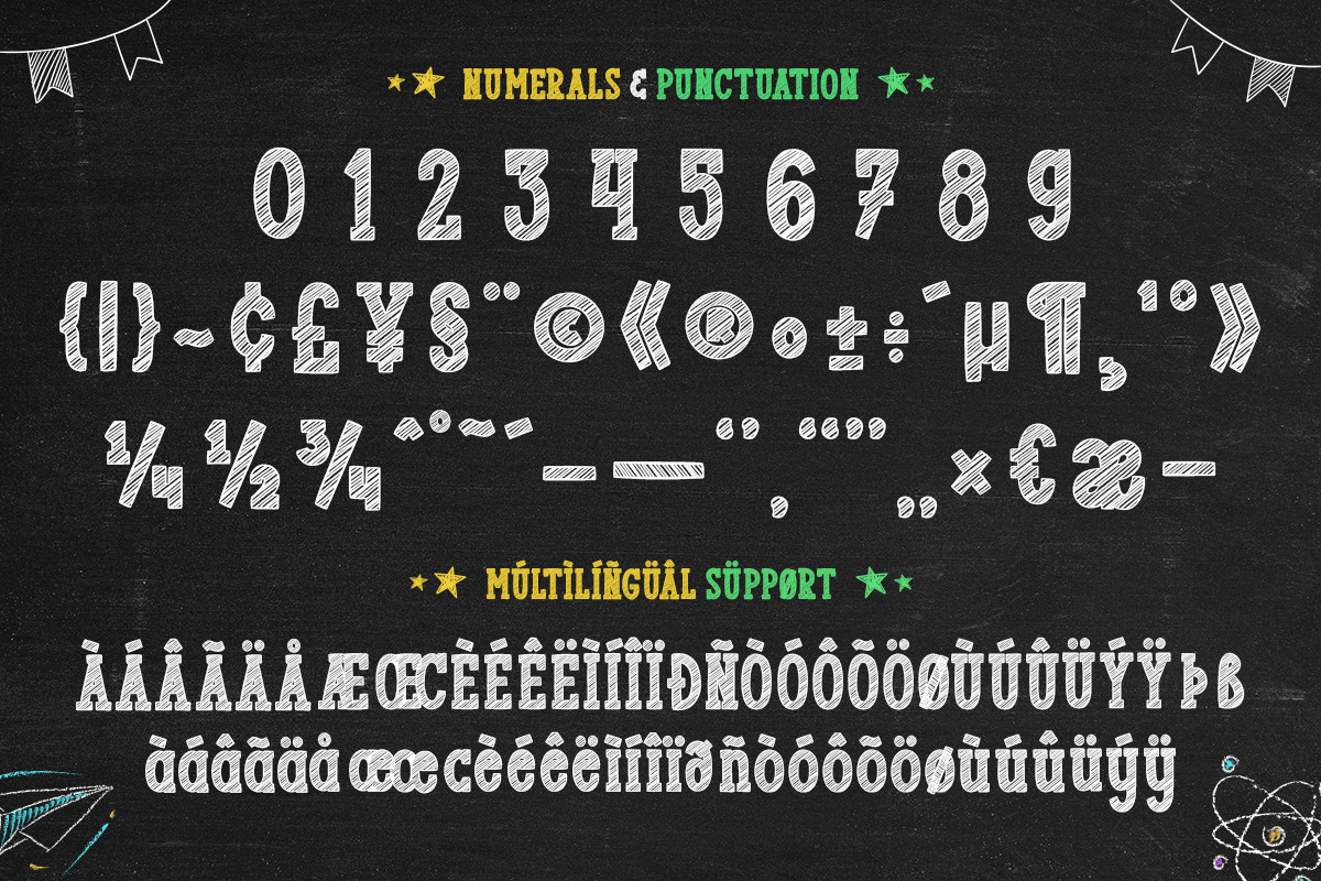 PRESCHOOL - Chalk Font, a Handwritten Font by Mozatype (Photo 9 of 10)