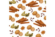 Aromatic spices seamless pattern, a Pattern Graphic by Elen_Art (Thumbnail 1 of 3)