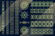 Ornamental rosettes, borders, decor, a Decorative Illustration by Dainia (Thumbnail 1 of 2)