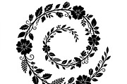 50 Elegant Floral Leaf Spiral Frame, a Decorative Illustration by Amazin_art (Thumbnail 18 of 39)